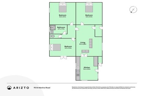 Photo of property in 1/91 Saint Martins Road, Saint Martins, Christchurch, 8022