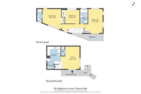 Photo of property in 1a Highgrove Lane, Totara Vale, Auckland, 0632
