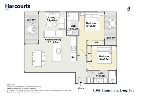 Photo of property in 301/84c Te Oneroa Way, Long Bay, Auckland, 0630