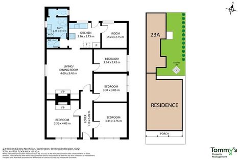 Photo of property in 23 Wilson Street, Newtown, Wellington, 6021