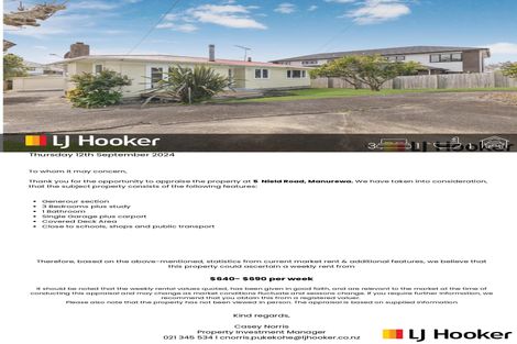 Photo of property in 5 Nield Road, Manurewa, Auckland, 2102
