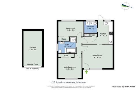 Photo of property in 25f1 Aparima Avenue, Miramar, Wellington, 6022