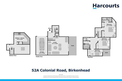 Photo of property in 52a Colonial Road, Birkenhead, Auckland, 0626