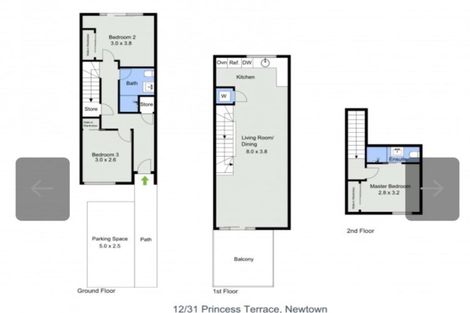 Photo of property in 12/31u Princess Terrace, Newtown, Wellington, 6021