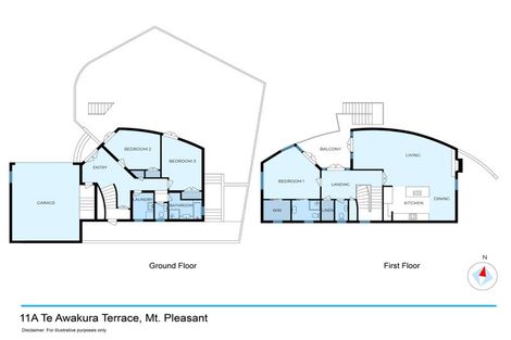 Photo of property in 11a Te Awakura Terrace, Mount Pleasant, Christchurch, 8081