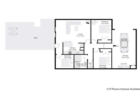 Photo of property in 2/9 Paruru Avenue, Northcote, Auckland, 0627
