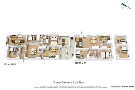 Photo of property in 104 Apu Crescent, Lyall Bay, Wellington, 6022