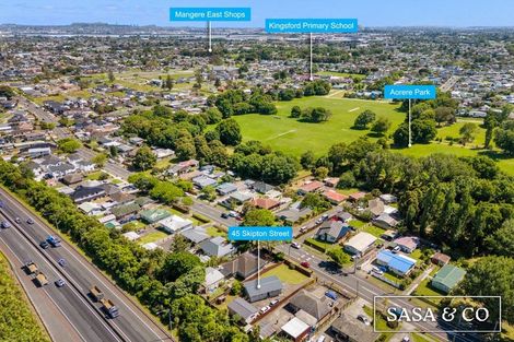 Photo of property in 45 Skipton Street, Mangere East, Auckland, 2024