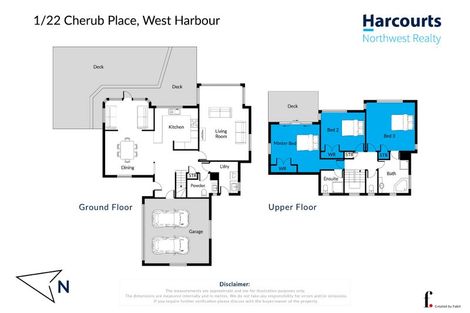 Photo of property in 1/22 Cherub Place, West Harbour, Auckland, 0618