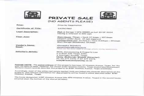 Photo of property in 2/37 Hinemoa Avenue, Taupo, 3330