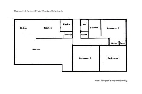 Photo of property in 33 Compton Street, Woolston, Christchurch, 8062