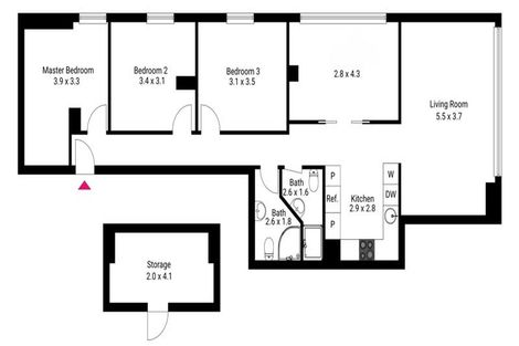 Photo of property in Quantum On Thorndon Quay, 4/163a Thorndon Quay, Pipitea, Wellington, 6011