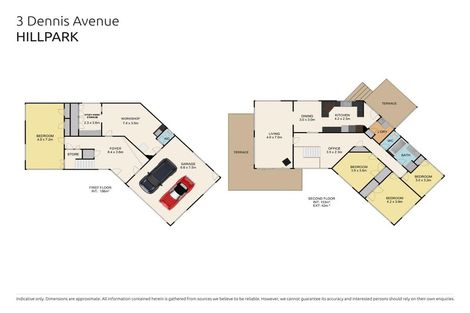 Photo of property in 3 Dennis Avenue, Hillpark, Auckland, 2102