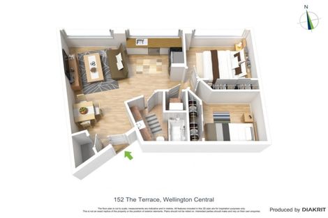 Photo of property in Hume House, 152u4 The Terrace, Wellington Central, Wellington, 6011