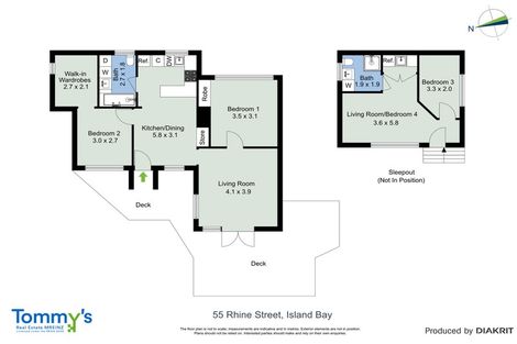 Photo of property in 55 Rhine Street, Island Bay, Wellington, 6023