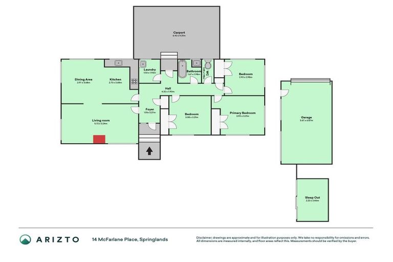 Photo of property in 14 Mcfarlane Place, Springlands, Blenheim, 7201