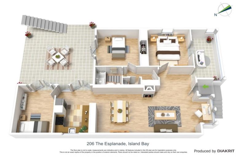 Photo of property in 206 The Esplanade, Island Bay, Wellington, 6023