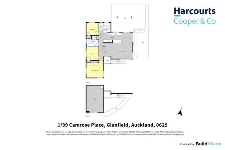 Photo of property in 1/39 Camrose Place, Glenfield, Auckland, 0629