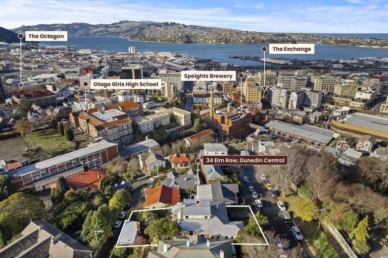 Photo of property in 34 Elm Row, Dunedin Central, Dunedin, 9016
