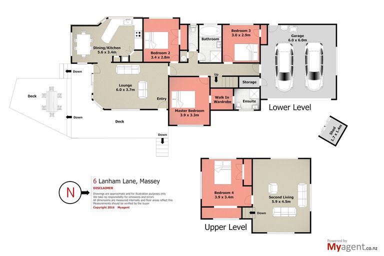 Photo of property in 6 Lanham Lane, Massey, Auckland, 0614