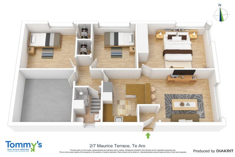 Photo of property in Ambassador Flats, 2/7 Maurice Terrace, Te Aro, Wellington, 6011