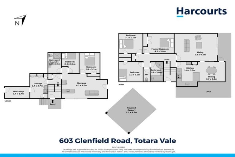 Photo of property in 603 Glenfield Road, Totara Vale, Auckland, 0629