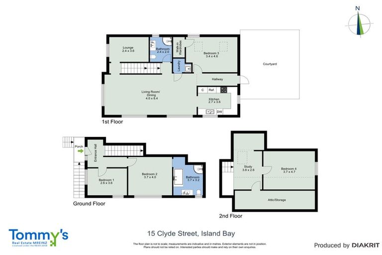 Photo of property in 15 Clyde Street, Island Bay, Wellington, 6023