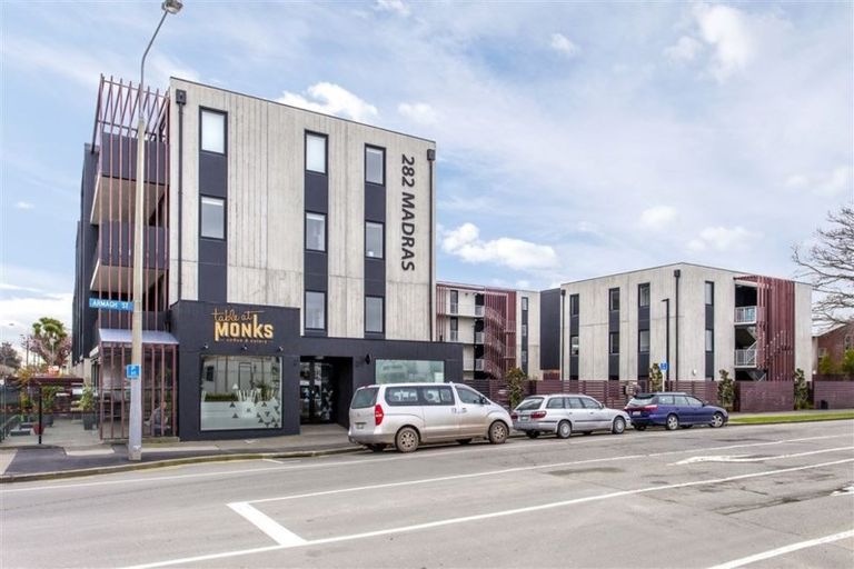 Photo of property in Leicester Executive Apartments, 111/282 Madras Street, Christchurch Central, Christchurch, 8011