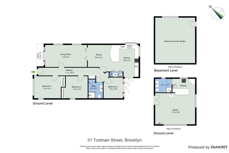 Photo of property in 31 Todman Street, Brooklyn, Wellington, 6021