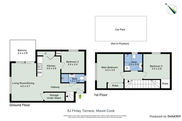 Photo of property in 8j Finlay Terrace, Mount Cook, Wellington, 6021