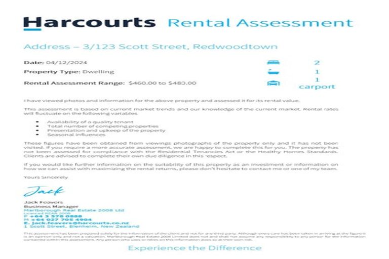 Photo of property in 3/123 Scott Street, Redwoodtown, Blenheim, 7201