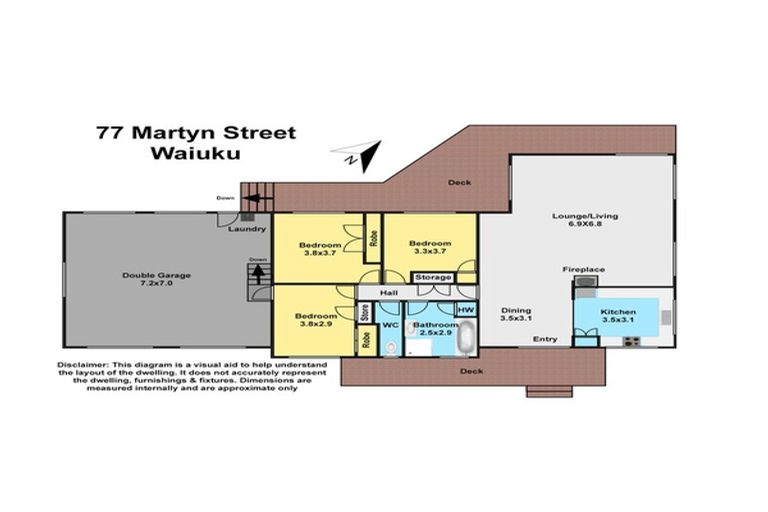 Photo of property in 77 Martyn Street, Waiuku, 2123