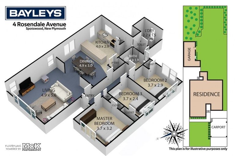 Photo of property in 4 Rosendale Avenue, Spotswood, New Plymouth, 4310