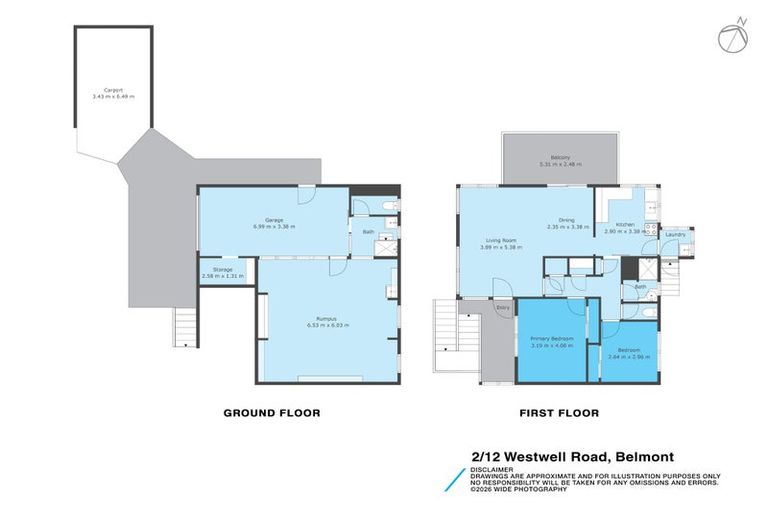 Photo of property in 2/12 Westwell Road, Belmont, Auckland, 0622