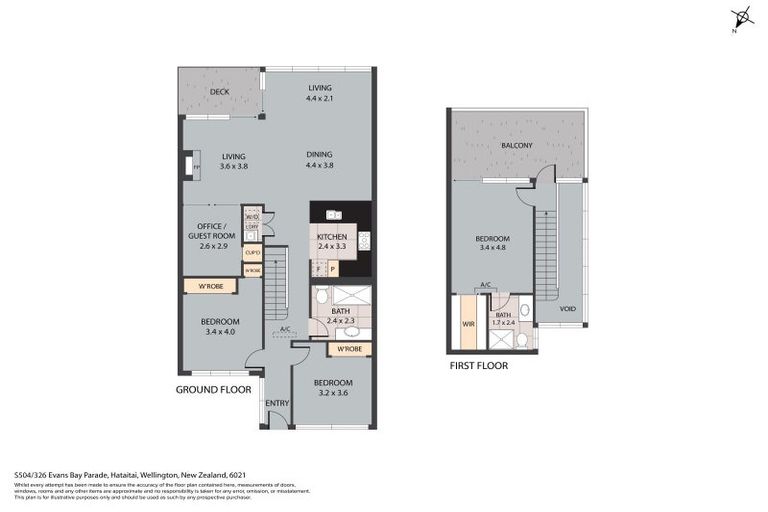 Photo of property in Patent 326 Apartments, 504s/326 Evans Bay Parade, Hataitai, Wellington, 6021