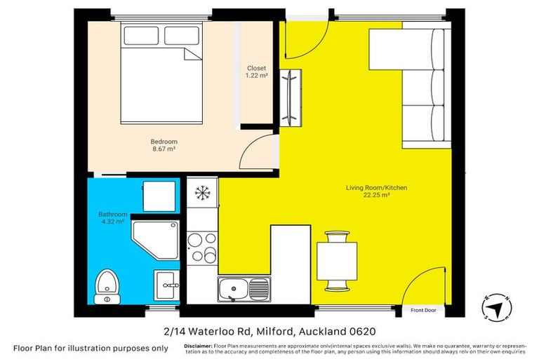 Photo of property in 2/14 Waterloo Road, Milford, Auckland, 0620