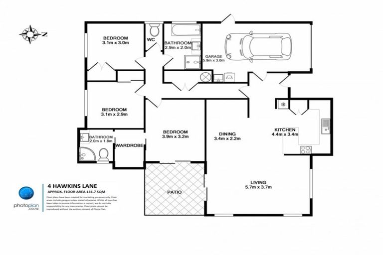 Photo of property in 4 Hawkins Lane, Cambridge, 3434