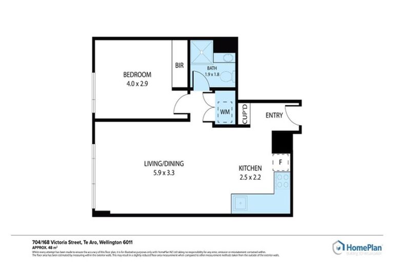 Photo of property in Vsp South, 704/168u Victoria Street, Te Aro, Wellington, 6011