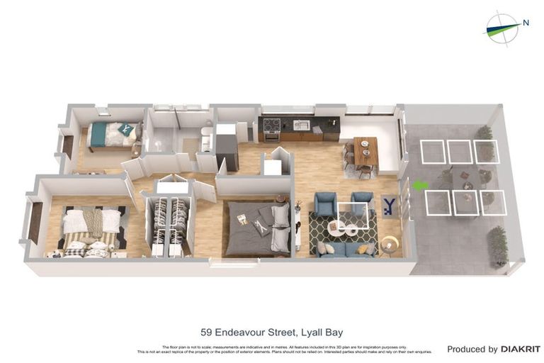 Photo of property in 59 Endeavour Street, Lyall Bay, Wellington, 6022