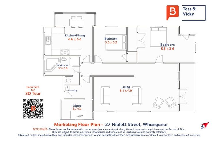 Photo of property in 27 Niblett Street, Whanganui, 4500