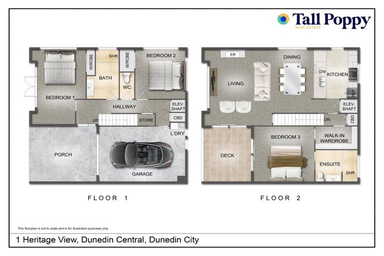 Photo of property in 1 Heritage View, Dunedin Central, Dunedin, 9016