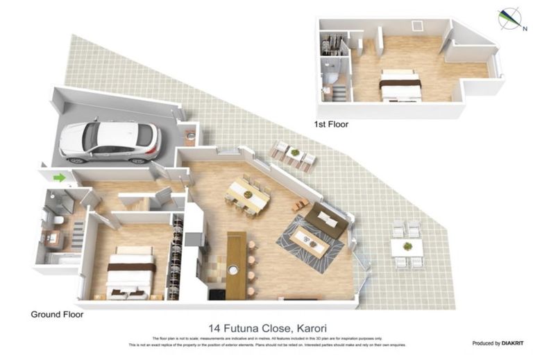Photo of property in 14 Futuna Close, Karori, Wellington, 6012