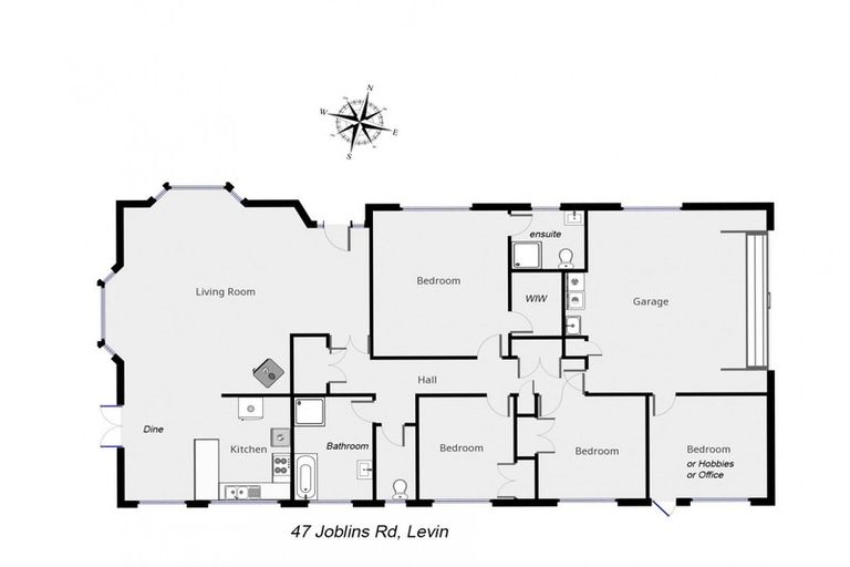 Photo of property in 47 Joblins Road, Levin, 5571