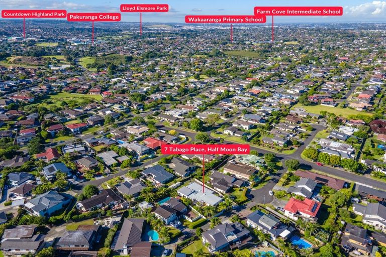 Photo of property in 7 Tabago Place, Half Moon Bay, Auckland, 2012