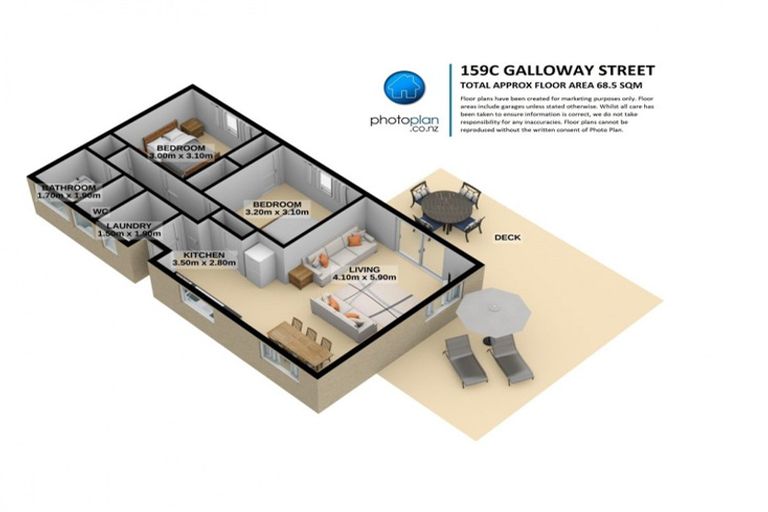 Photo of property in 159c Galloway Street, Hamilton East, Hamilton, 3216