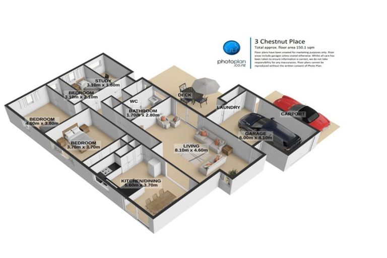 Photo of property in 3 Chestnut Place, Pukete, Hamilton, 3200