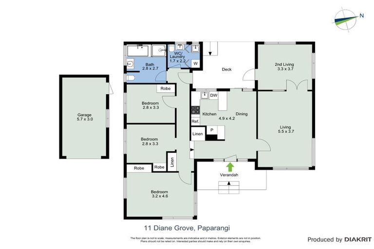 Photo of property in 11 Diane Grove, Paparangi, Wellington, 6037