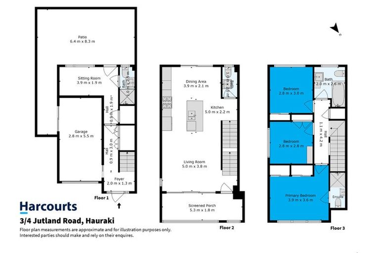 Photo of property in 3/4 Jutland Road, Hauraki, Auckland, 0622