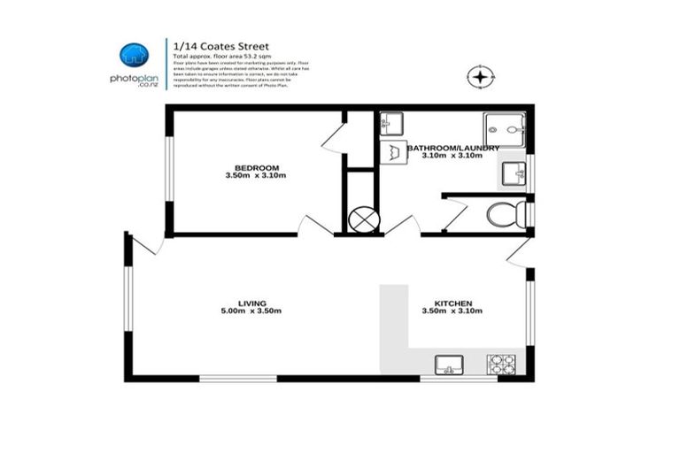 Photo of property in 14u1 Coates Street, Hamilton East, Hamilton, 3216