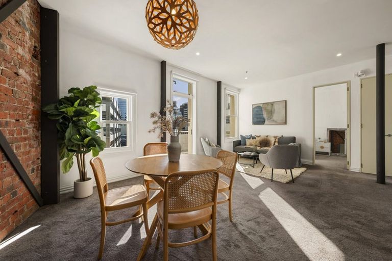Photo of property in Columbia Apartments, 13/32 Cuba Street, Te Aro, Wellington, 6011